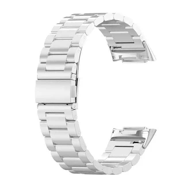 Stainless Steel Strap for the Fitbit Charge 5/6 Series (4 colours available) - Silver / Fitbit Charge 6 - TWS