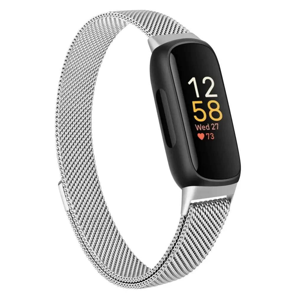 Stainless-Steel Strap for the Fitbit Inspire 3 (10 colours available) - Silver / Fitbit Inspire 3 - TWS