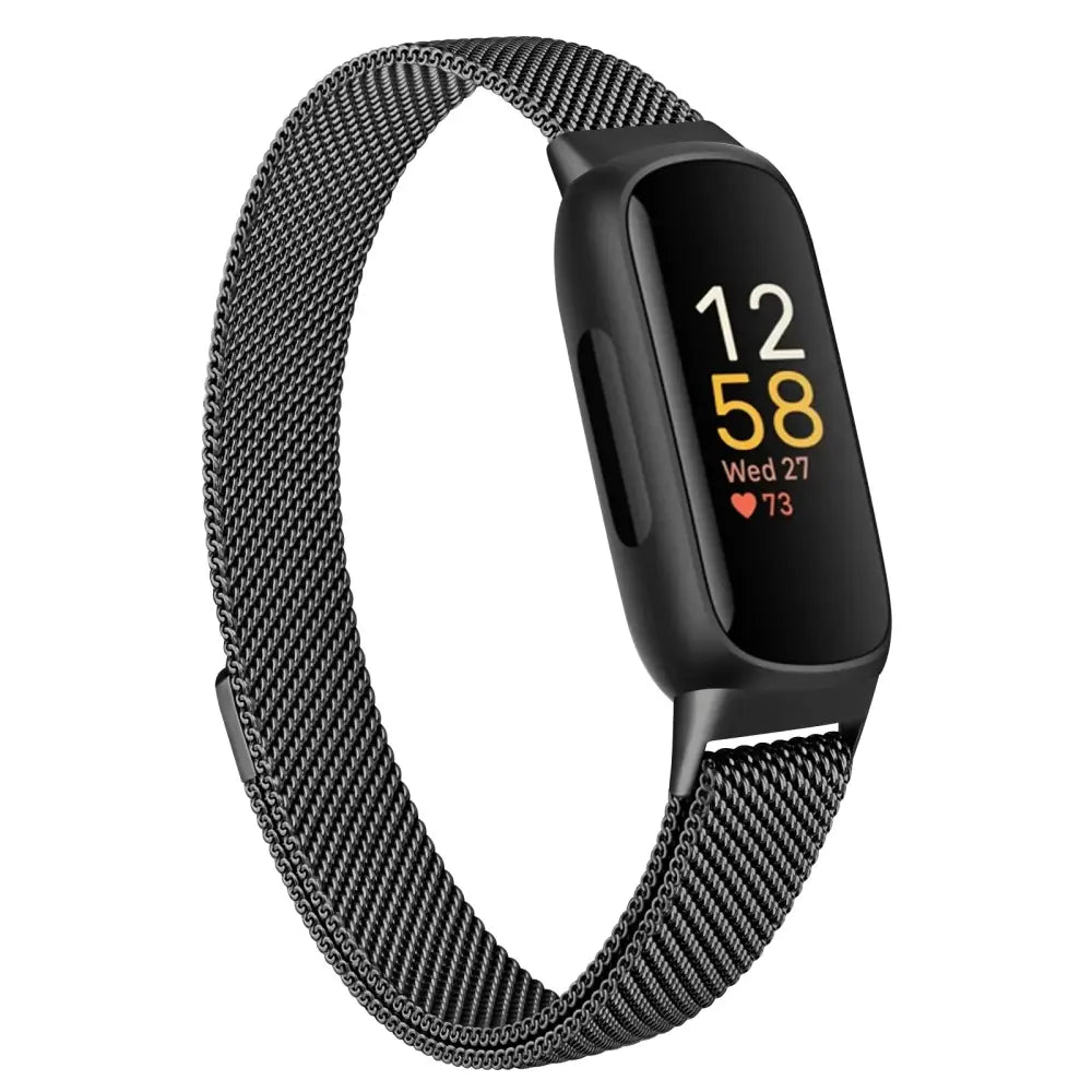 Stainless-Steel Strap for the Fitbit Inspire 3 (10 colours available) - Black / Fitbit Inspire 3 - TWS