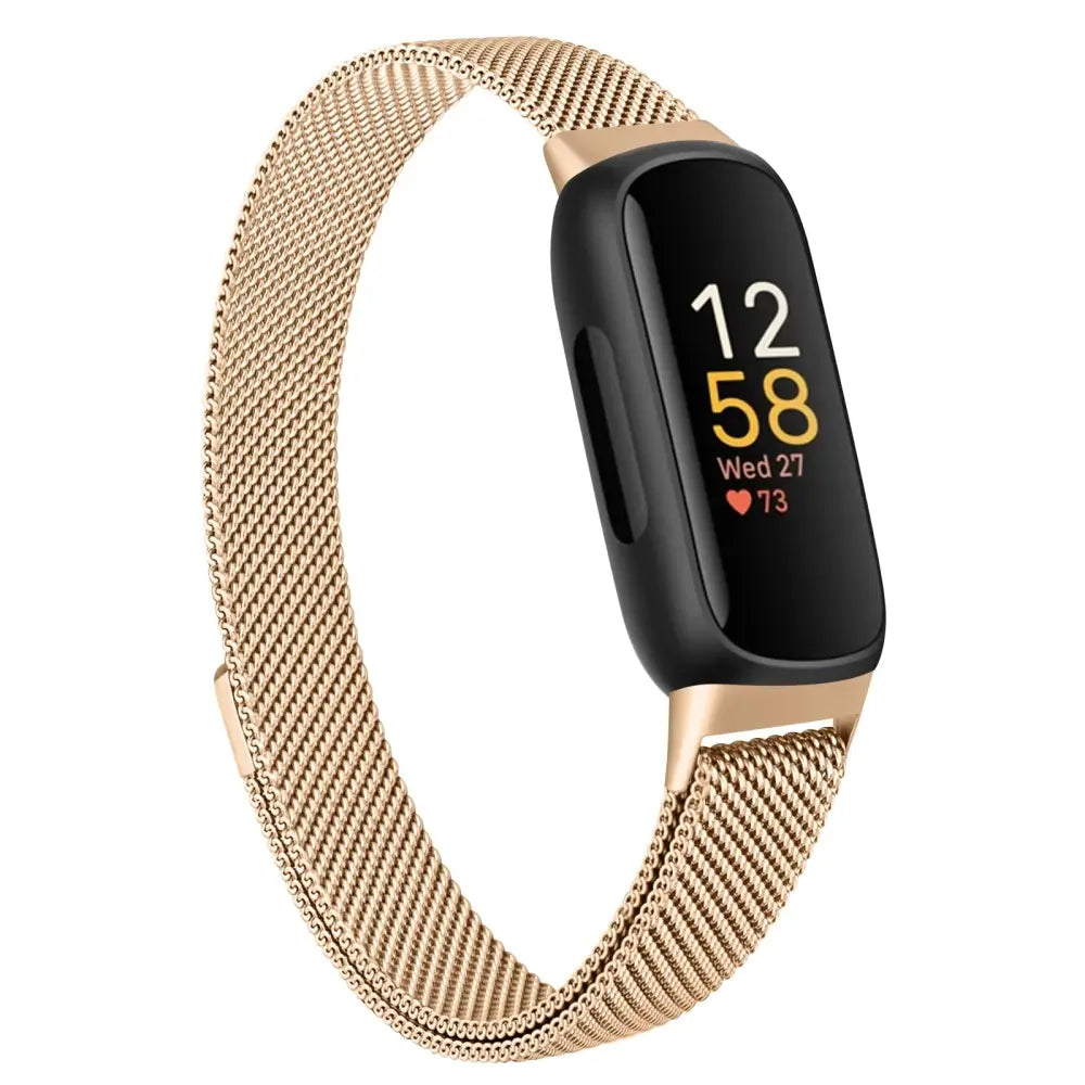 Stainless-Steel Strap for the Fitbit Inspire 3 (10 colours available) - Rose Gold / Fitbit Inspire 3 - TWS