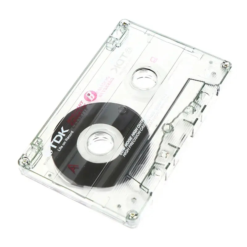 Standard 60-Minute Magnetic Cassette Tape - Blank Tape - SS