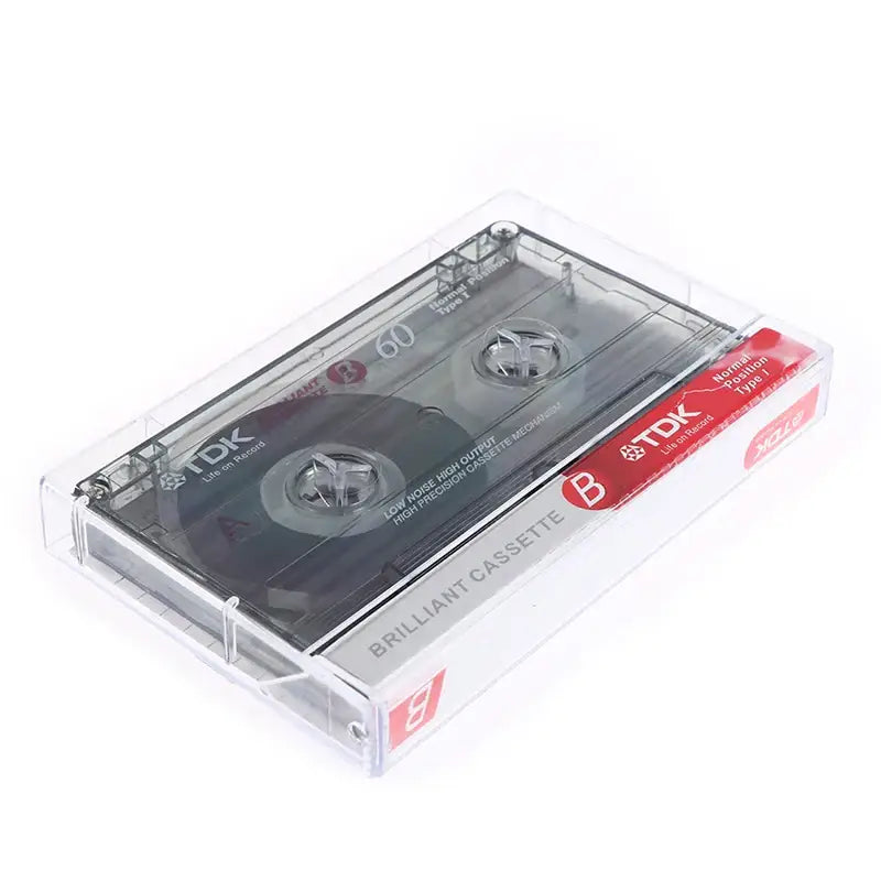 Standard 60-Minute Magnetic Cassette Tape - Blank Tape - SS