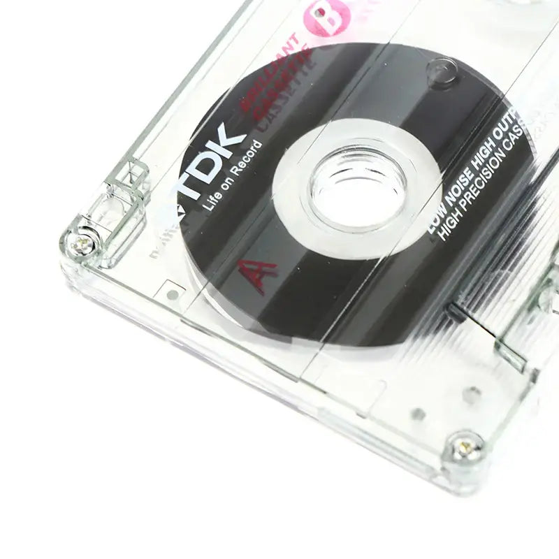 Standard 60-Minute Magnetic Cassette Tape - Blank Tape - SS
