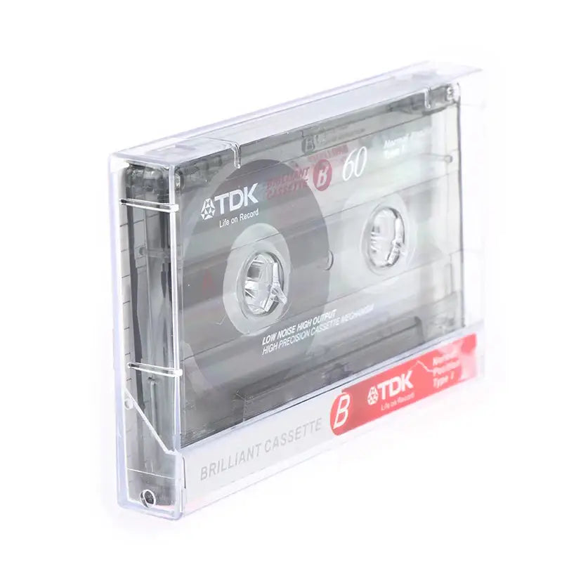 Standard 60-Minute Magnetic Cassette Tape - Blank Tape - SS