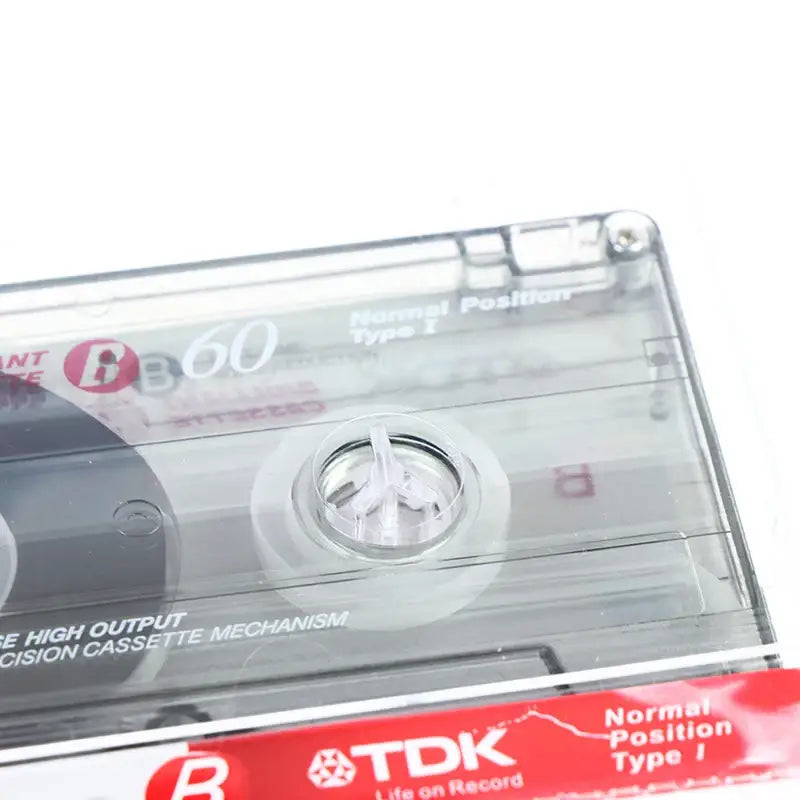 Standard 60-Minute Magnetic Cassette Tape - Blank Tape - SS