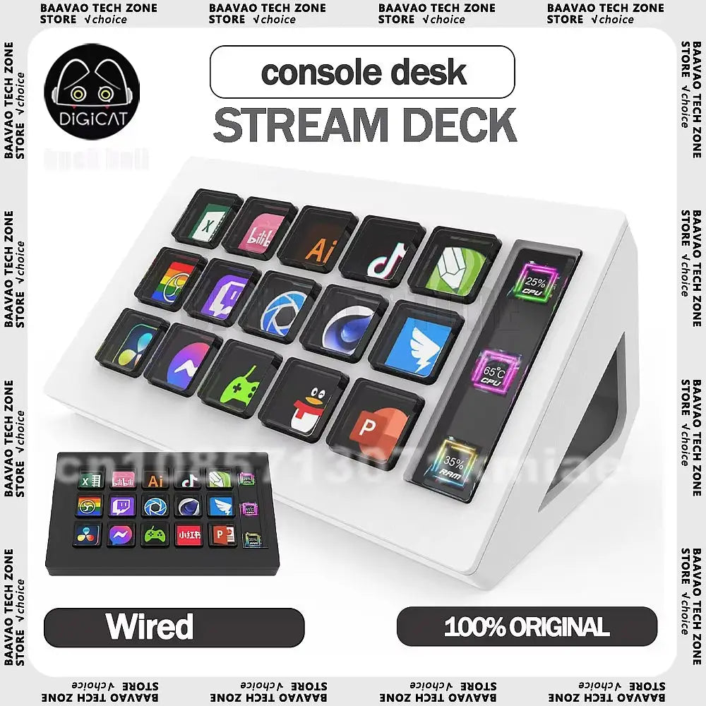 Visuals Keyboard Streaming Buy Streamdeck Mini Visual Keyboard - New Zealand – Habicare