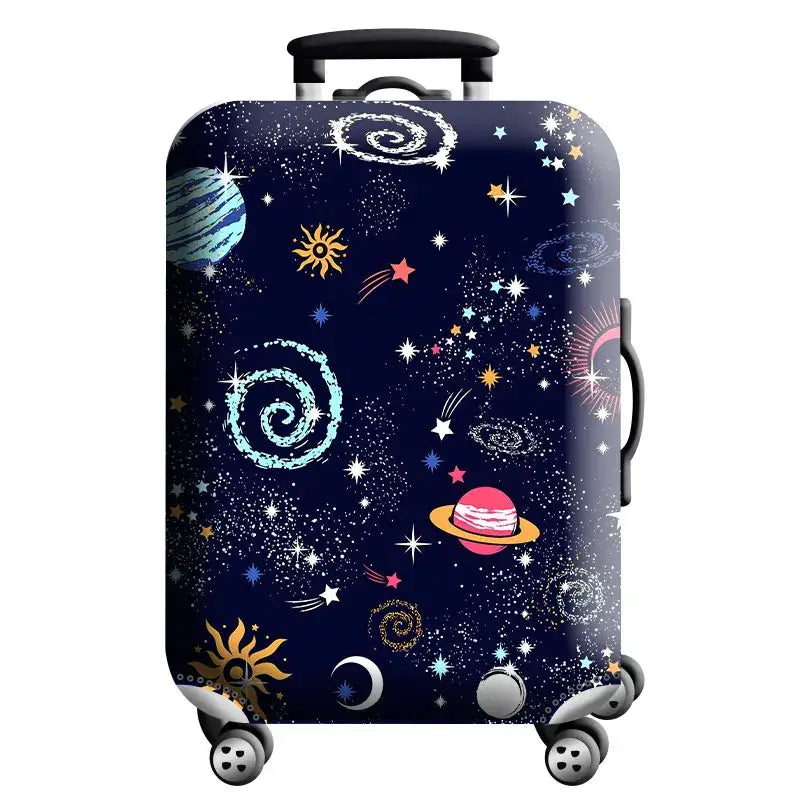 Stretch Fabric Luggage Cover for Suitcases (18–32″) (various designs available) - H615 / L / Luggage Cover - SS