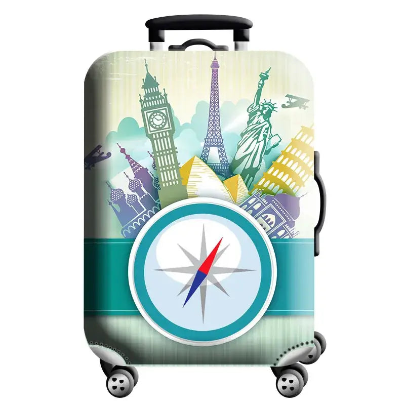 Stretch Fabric Luggage Cover for Suitcases (18–32″) (various designs available) - H67 / L / Luggage Cover - SS