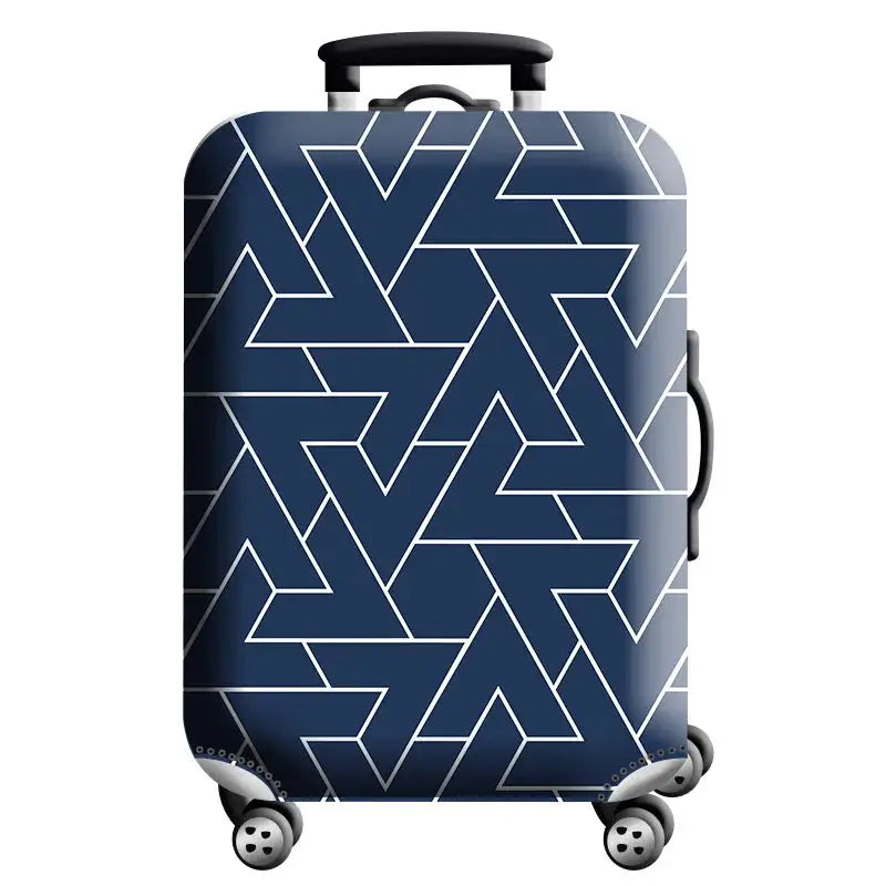 Stretch Fabric Luggage Cover for Suitcases (18–32″) (various designs available) - H565 / L / Luggage Cover - SS