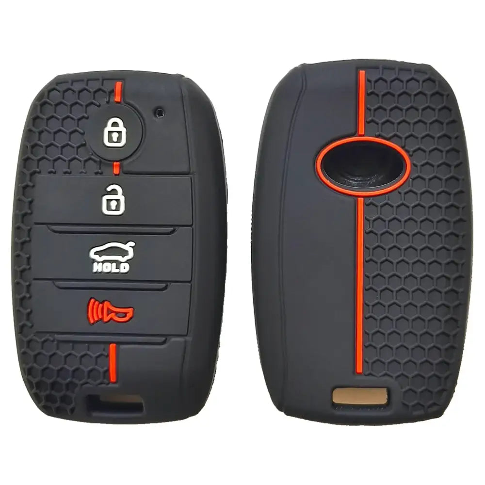 Suitable for Kia Freddy K3 smart car K2 Huanchi KX7 Kaishen K4 remote control 4-button honeycomb pattern silicone car