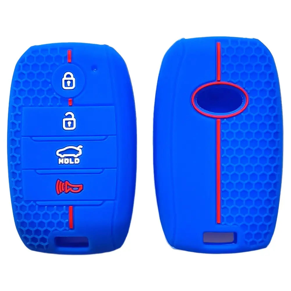Suitable for Kia Freddy K3 smart car K2 Huanchi KX7 Kaishen K4 remote control 4-button honeycomb pattern silicone car