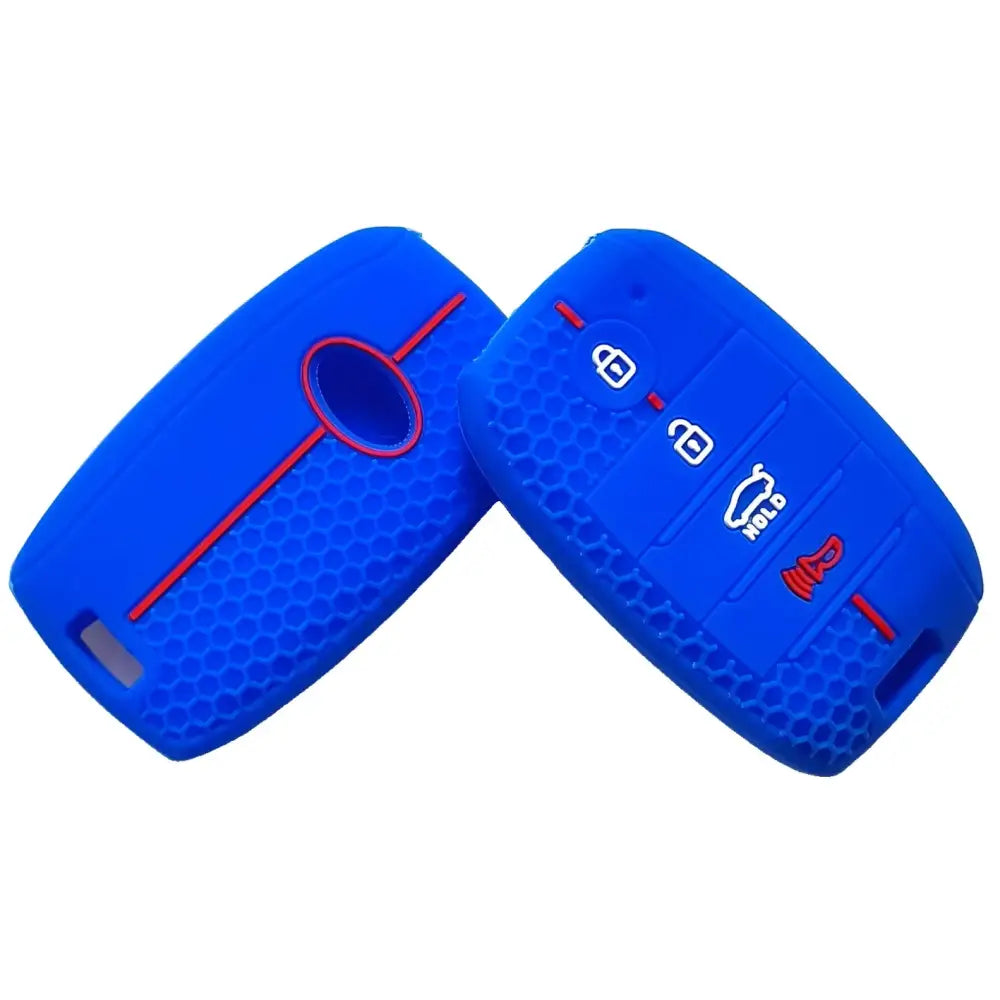 Suitable for Kia Freddy K3 smart car K2 Huanchi KX7 Kaishen K4 remote control 4-button honeycomb pattern silicone car