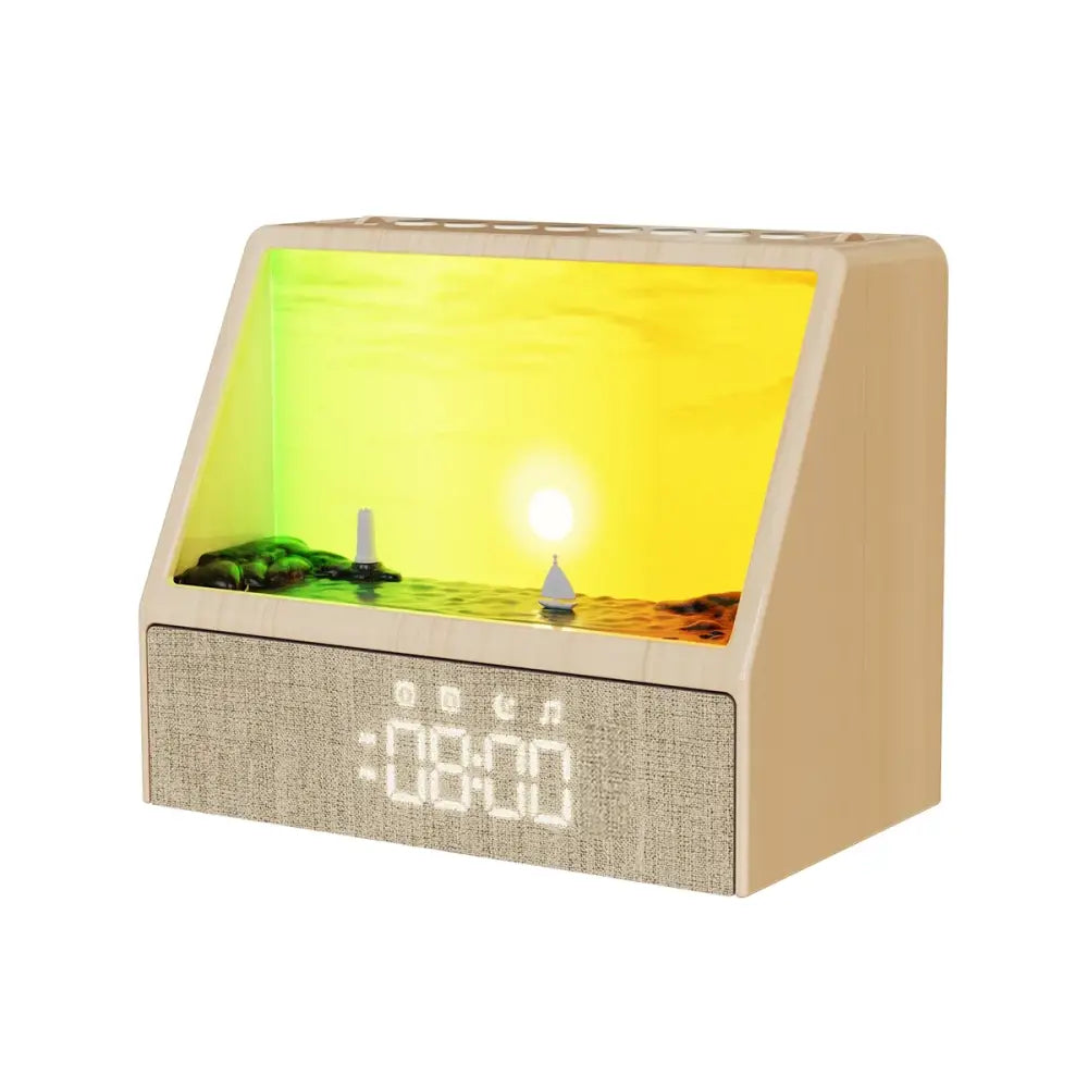 Sunrise Alarm Clock Table Light White Noise Wake Up Light With Soothing Sounds Bluetooth Sleep Aid Night Light
