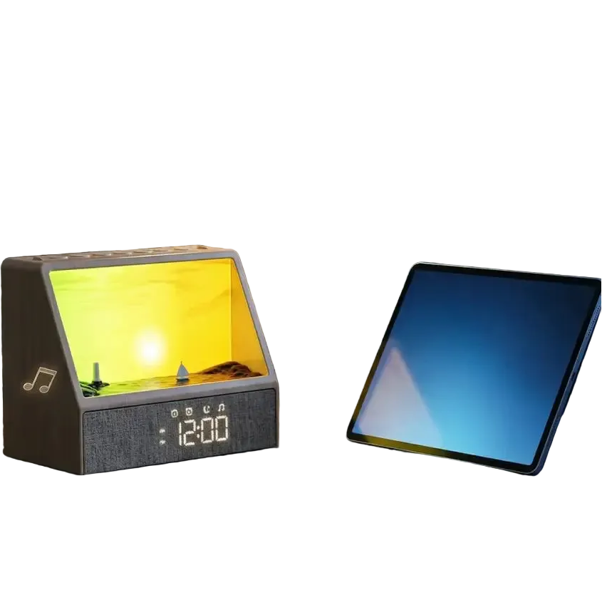 Sunrise Alarm Clock Table Light White Noise Wake Up Light With Soothing Sounds Bluetooth Sleep Aid Night Light