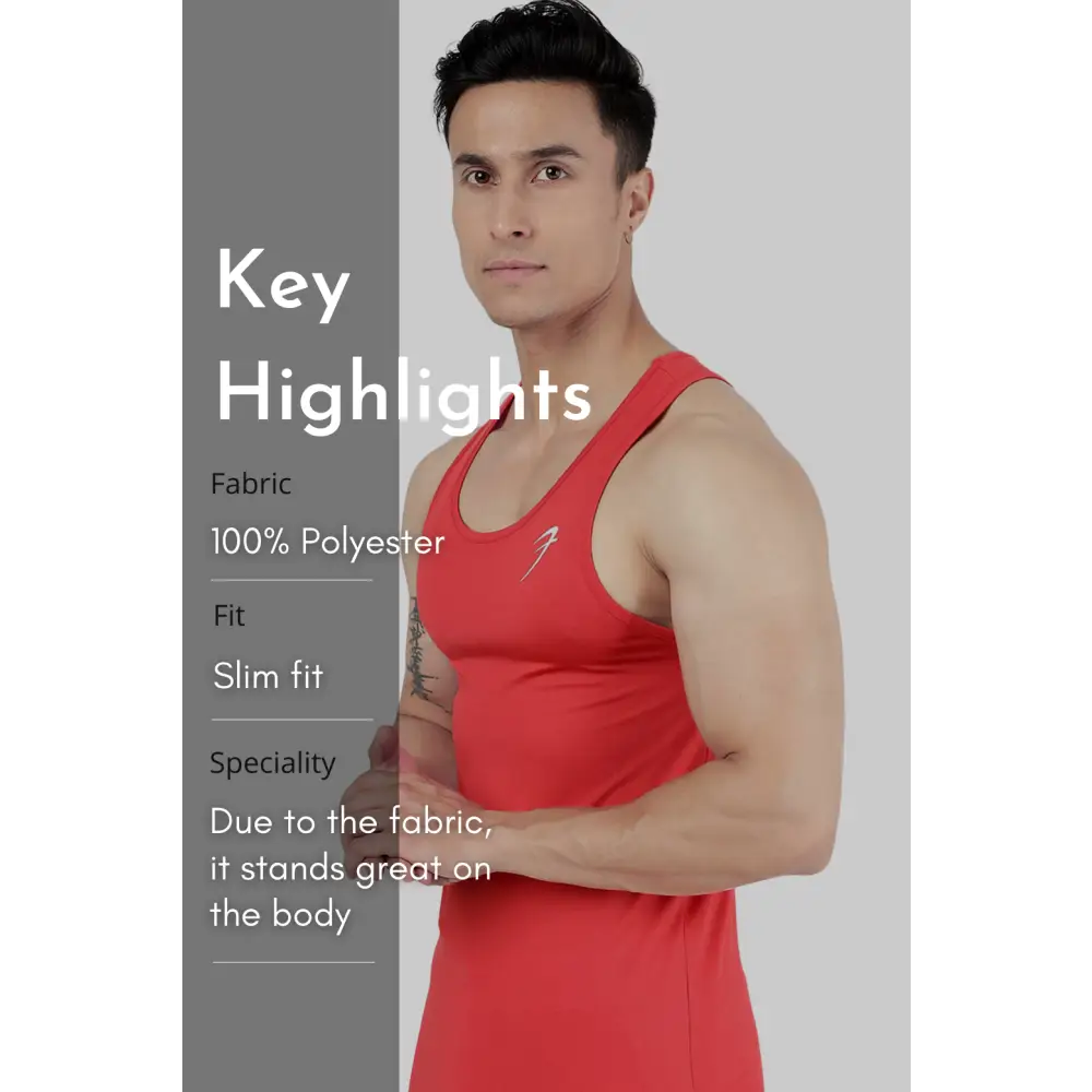 Surge Tank Red - Vest