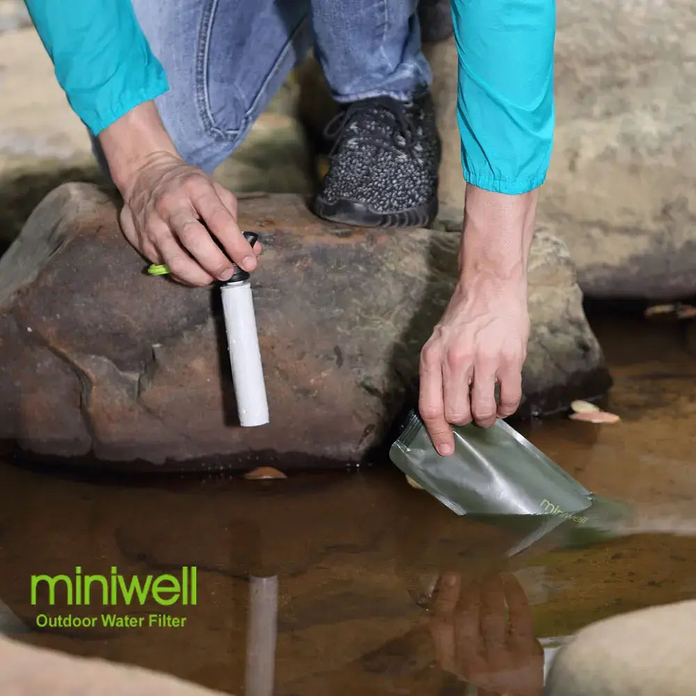 survival kit portable water filter good for tourism survival hiking camping marching