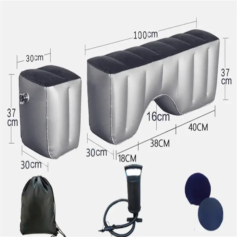 SUV Sedan Inflatable Back Seat Bed (different sets available) - Set 1 / Blow Up Bed - HBC