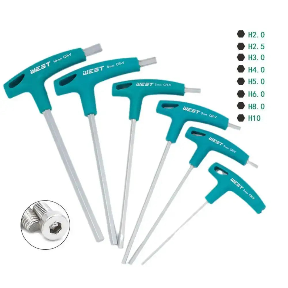 T-Handle Hex Allen Key Set – 2mm to 10mm (different sizes available) - HBC