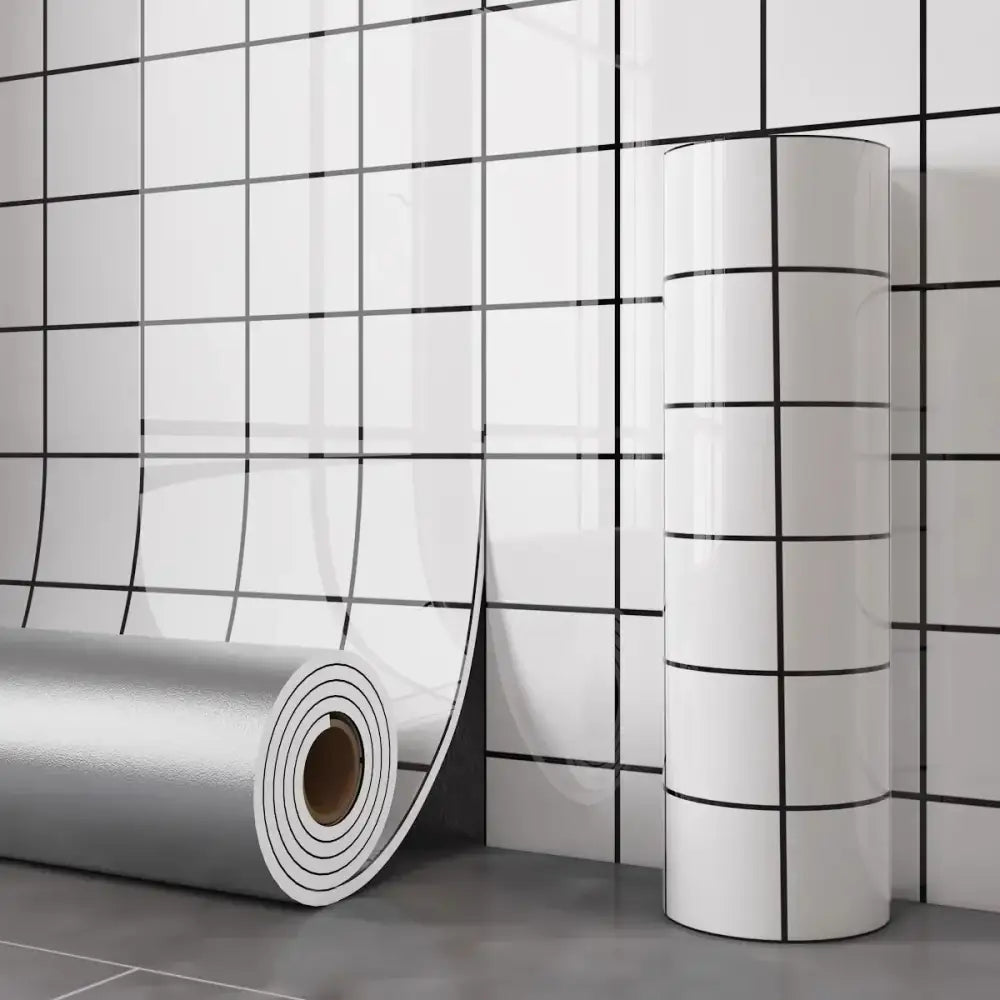 Thick Foam Marble Peel & Stick Wallpaper (available in 8 designs) - Style 02 / 3m x 40cm - SS