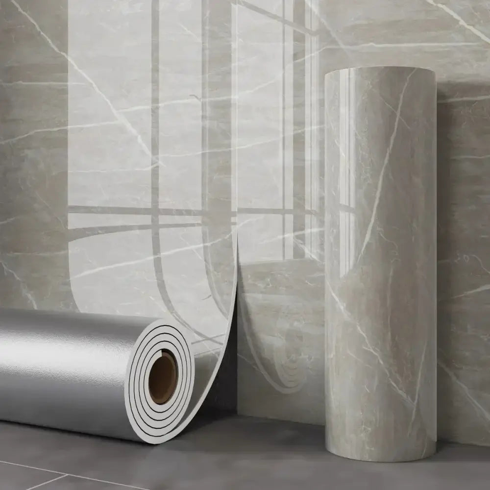 Thick Foam Marble Peel & Stick Wallpaper (available in 8 designs) - Style 06 / 3m x 40cm - SS