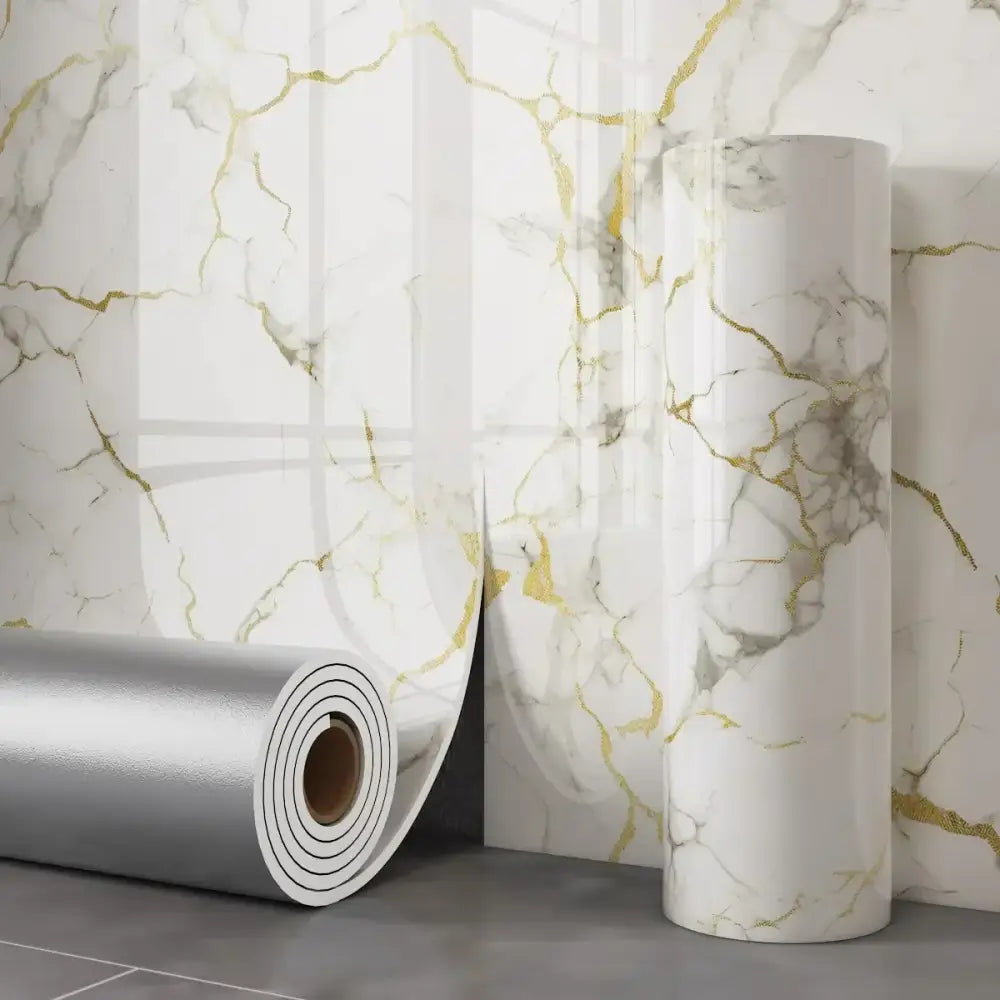 Thick Foam Marble Peel & Stick Wallpaper (available in 8 designs) - Style 07 / 3m x 40cm - SS