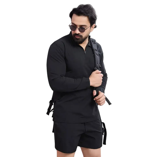 Thread Pullover Black - Tshirts
