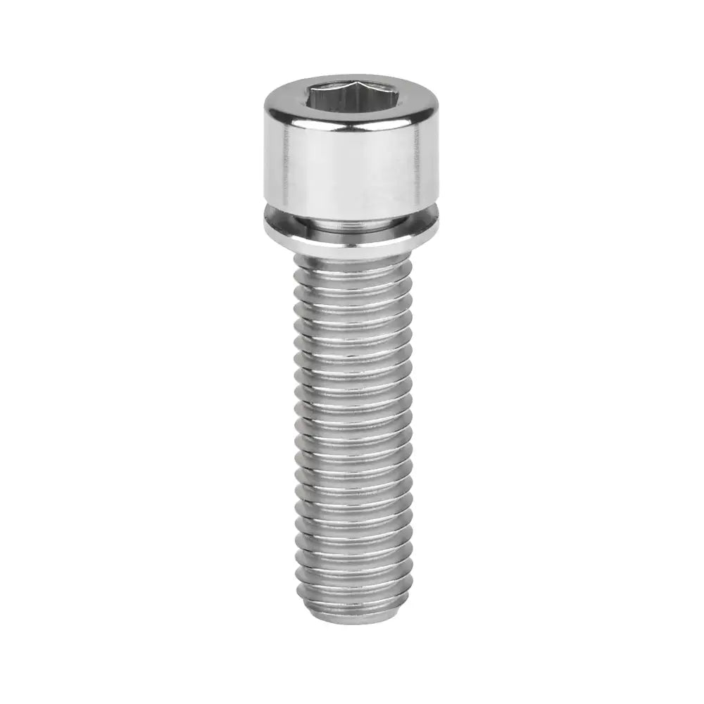 Titanium M7 / M8 in 20mm / 25mm options Allenkey Bolts with Washers for Motorcycles E-Scooters & more (6 colours