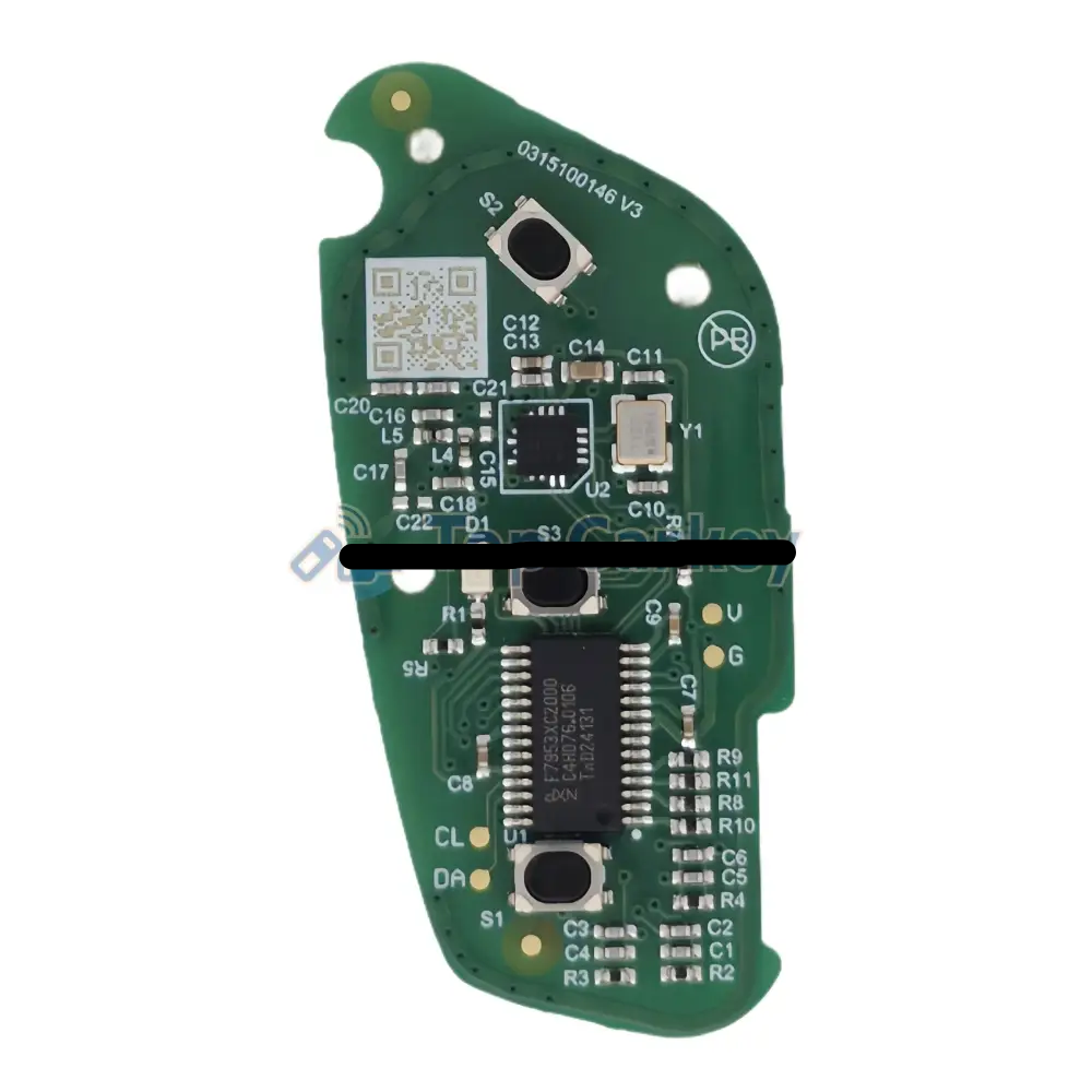 TopCarkey Original Smart Remote Key ID47 Chip 433MHz for MG6 MG5 MG4 MG ZS HS ZX GT