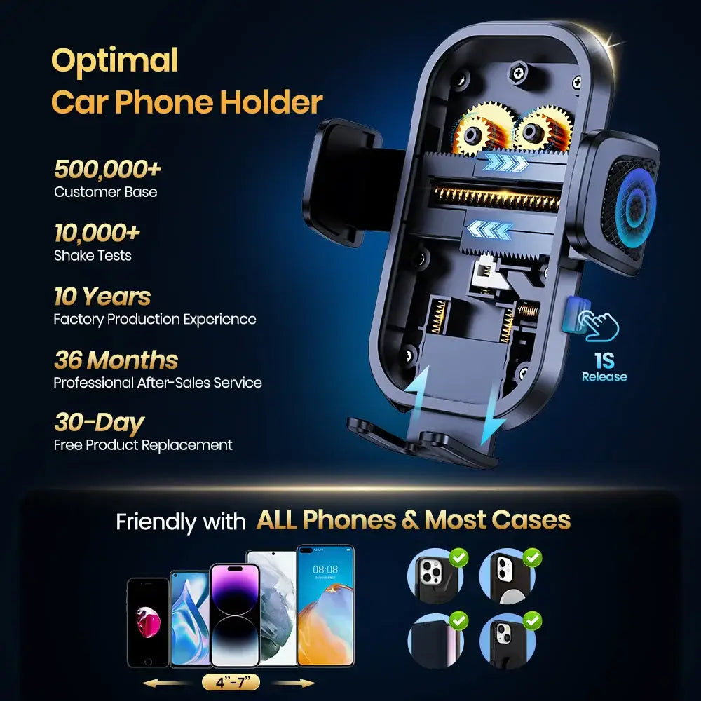 TOPK Premium Automotive Smartphone Mount