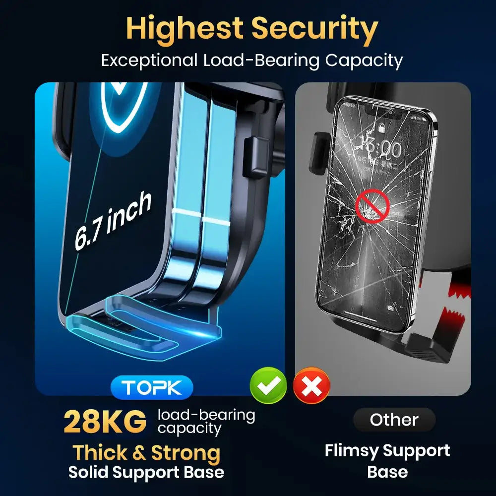 TOPK Premium Automotive Smartphone Mount