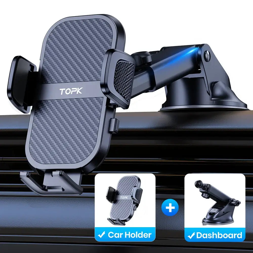 TOPK Premium Automotive Smartphone Mount - Dashboard