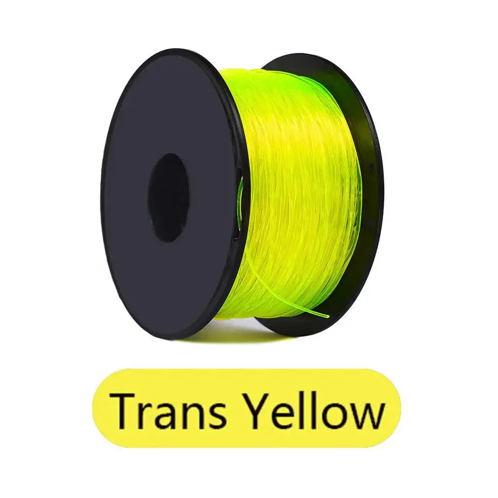 TPU Flexible 3D Printer Filament 1.75mm (250g) (different colours available) - Transparent Yellow / Filament - SS