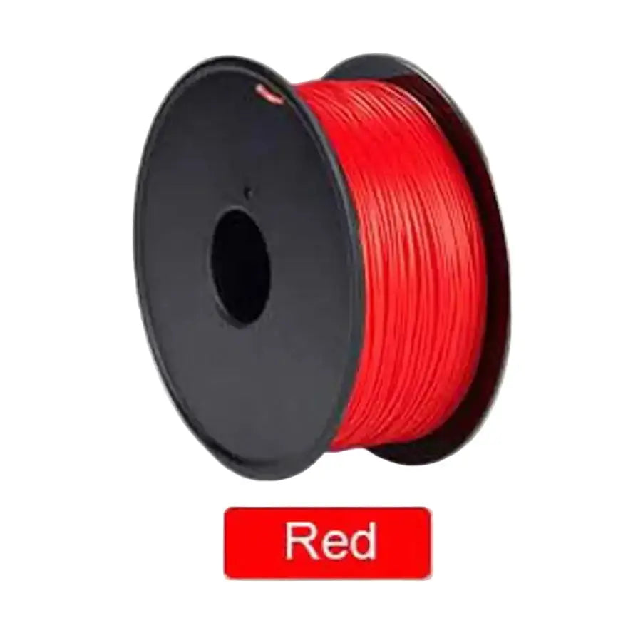 TPU Flexible 3D Printer Filament 1.75mm (250g) (different colours available) - Red / Filament - SS