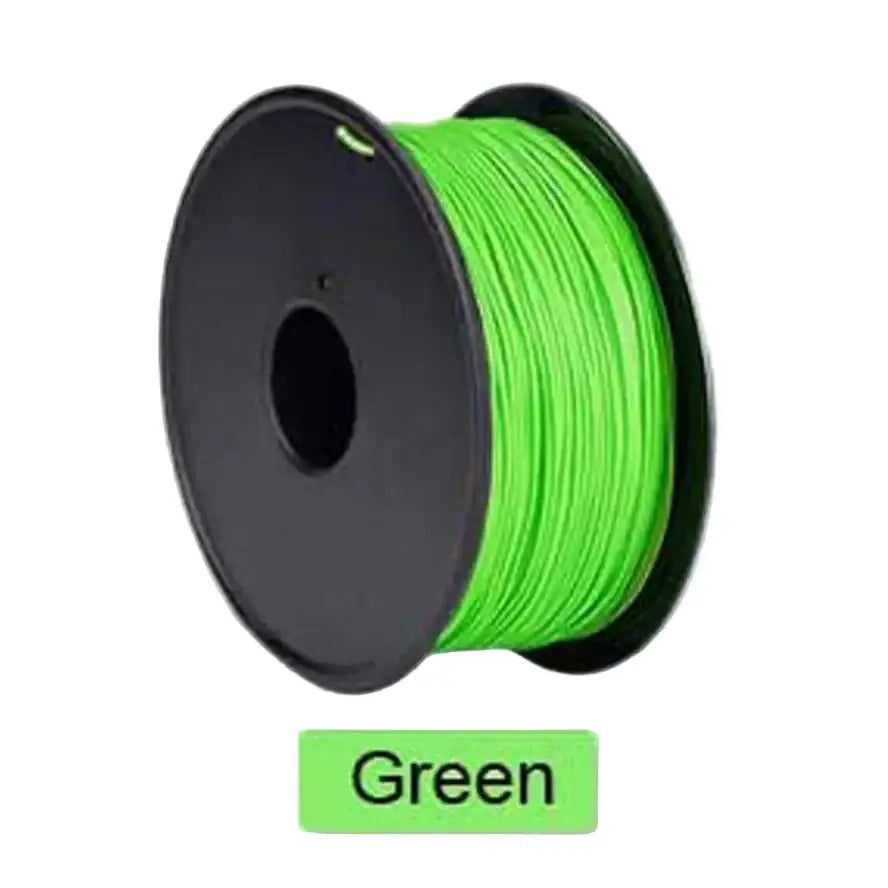 TPU Flexible 3D Printer Filament 1.75mm (250g) (different colours available) - Green / Filament - SS