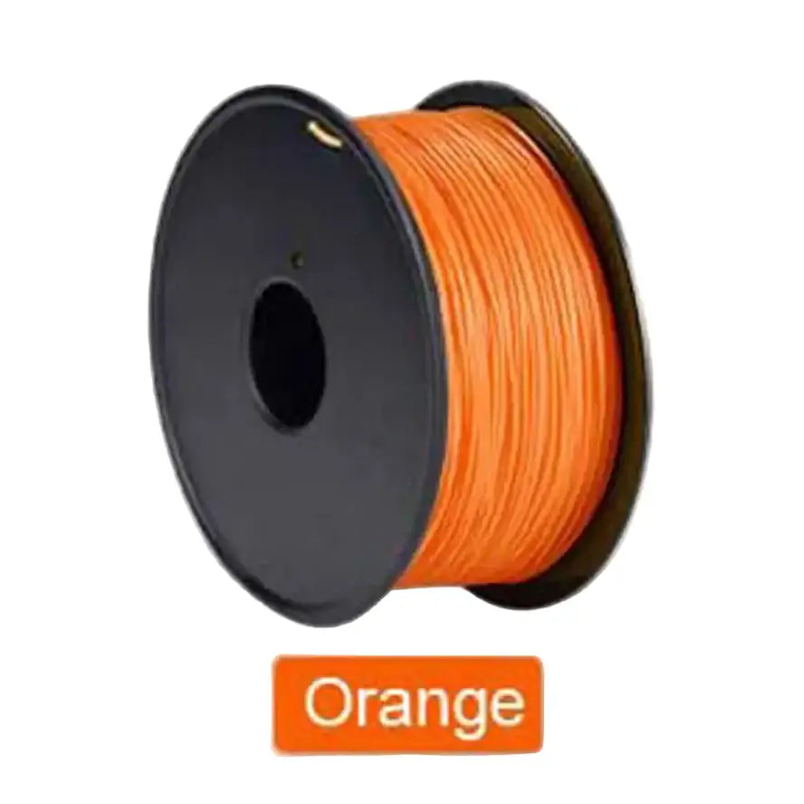 TPU Flexible 3D Printer Filament 1.75mm (250g) (different colours available) - Orange / Filament - SS