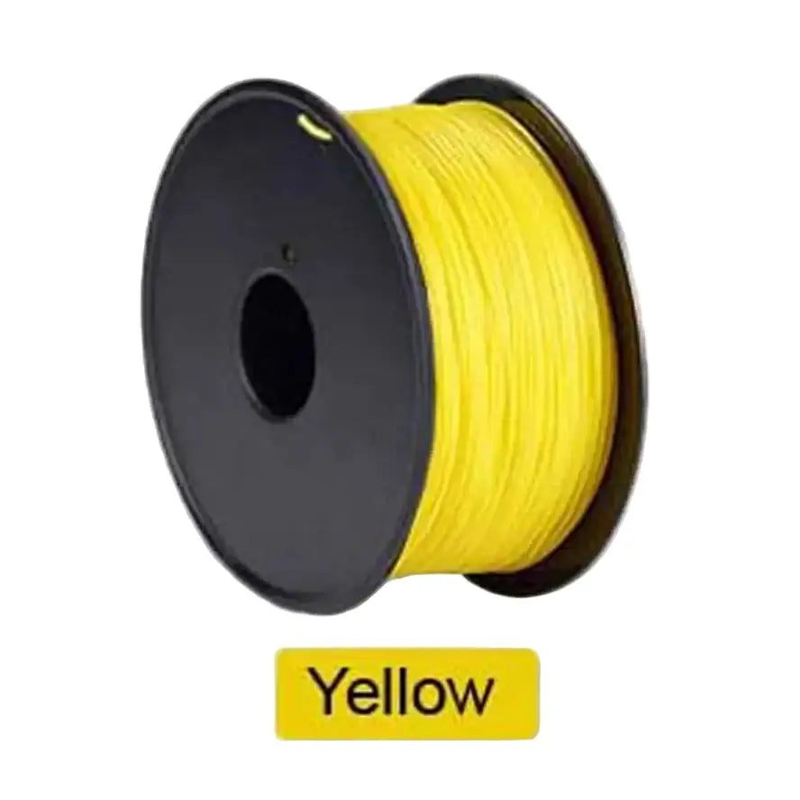 TPU Flexible 3D Printer Filament 1.75mm (250g) (different colours available) - Yellow / Filament - SS