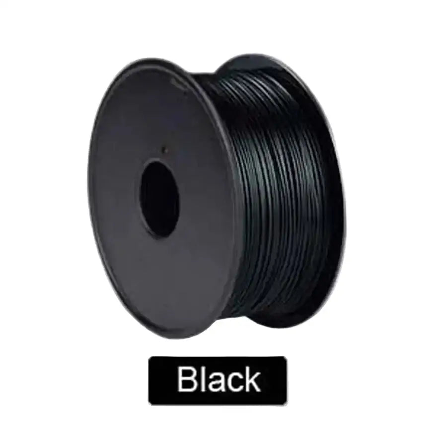 TPU Flexible 3D Printer Filament 1.75mm (250g) (different colours available) - Black / Filament - SS