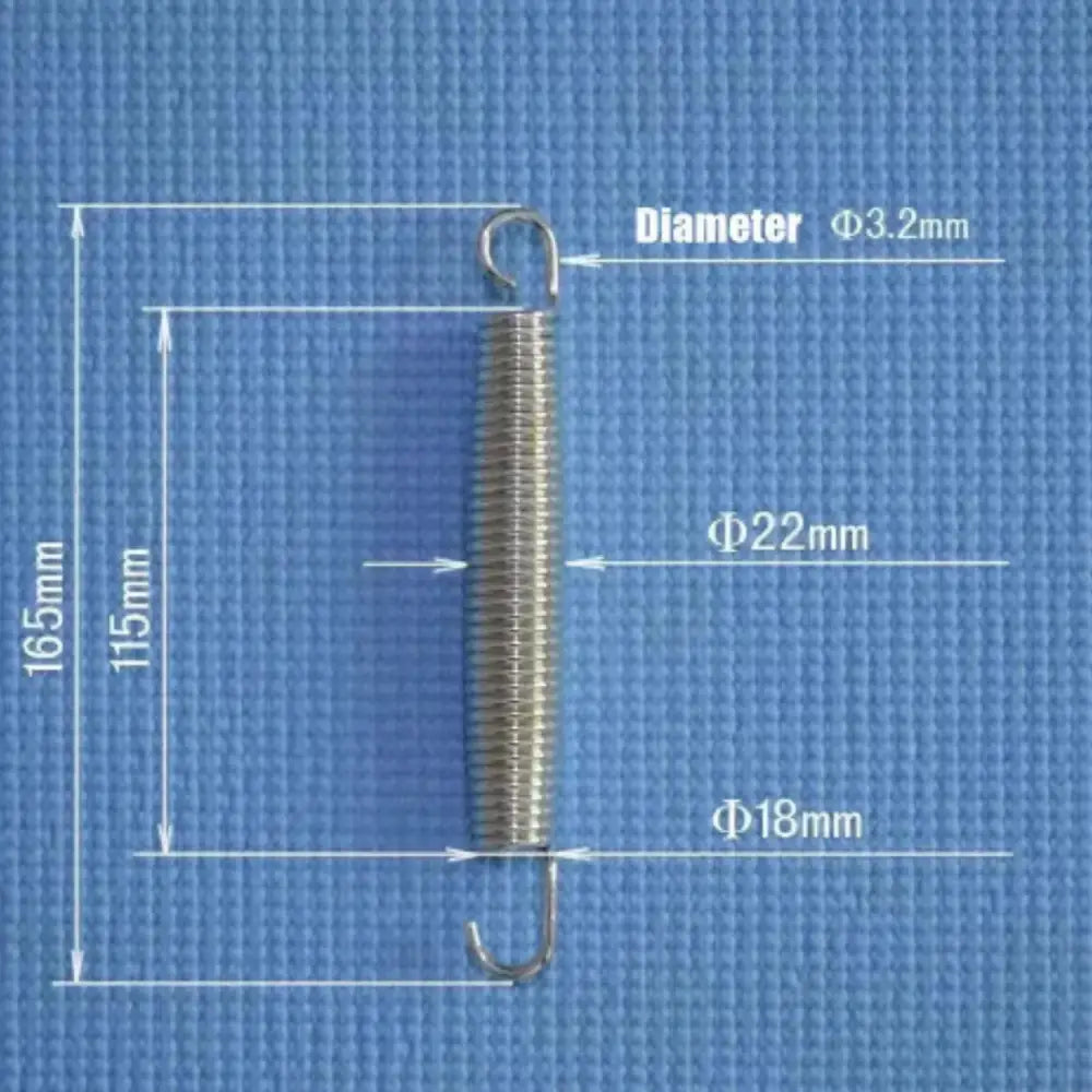 Trampoline Replacement Steel Springs (Pack of 10)
