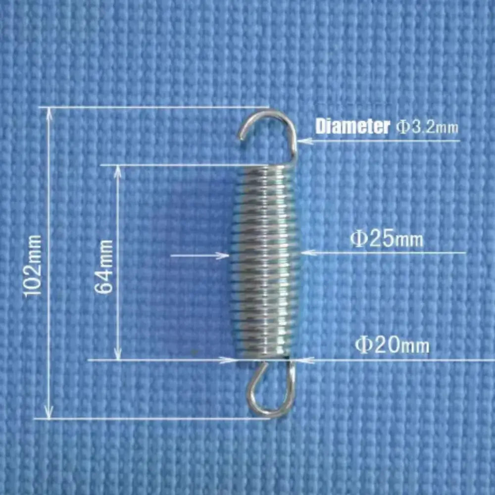 Trampoline Replacement Steel Springs (Pack of 10)