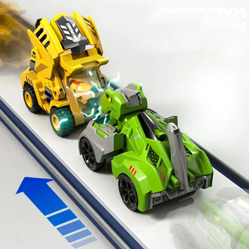 Transform Your Playtime with the 2-in-1 Transforming Dinosaur Car: A Dynamic Deformation Toy for Boys 14+