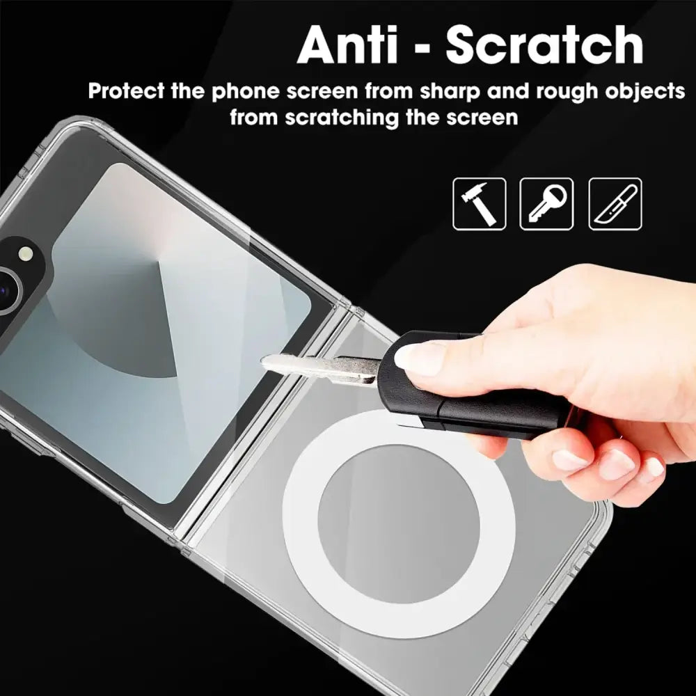Transparent Magsafe Case for the Samsung Galaxy Z Flip7 (2 types of variant available) - 9eight5