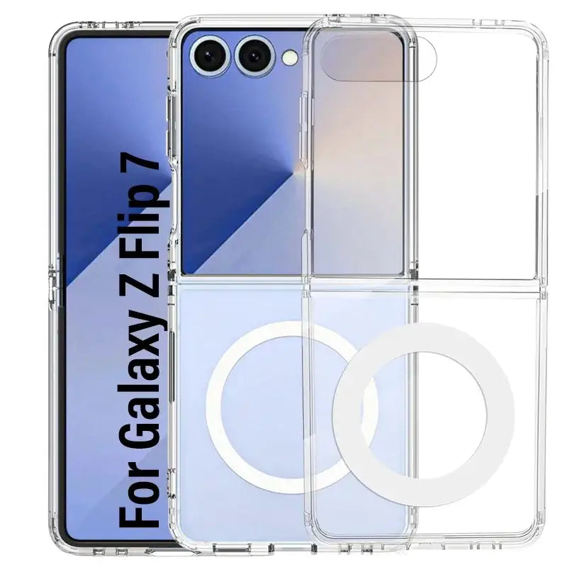 Transparent Magsafe Case for the Samsung Galaxy Z Flip7 (2 types of variant available) - 9eight5