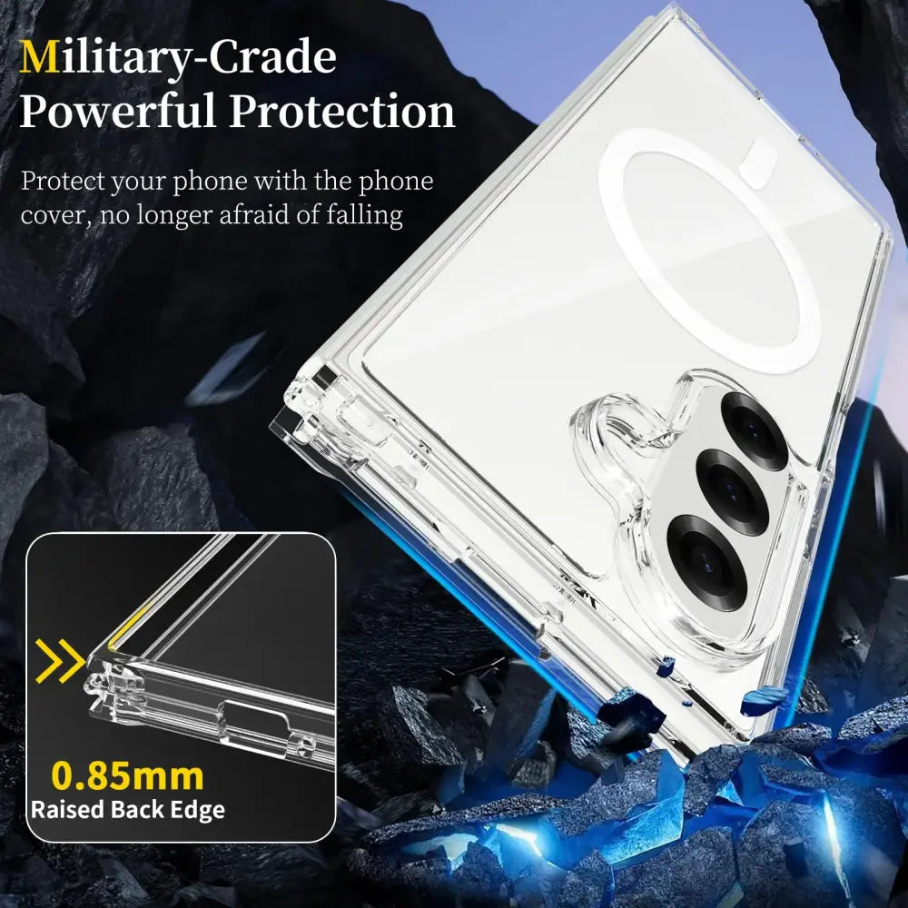 Transparent Phone Case for the Samsung Galaxy Z Fold7 - Transparent / Galaxy Z Fold7 - 9eight5
