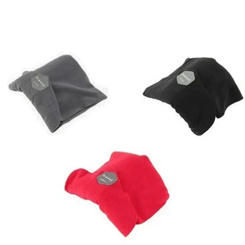 Travel Neck Pillow with Chin Support Strap (3 colours available) - SS