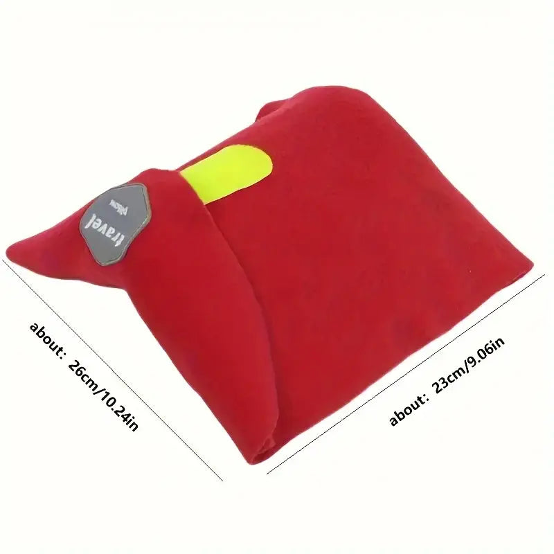 Travel Neck Pillow with Chin Support Strap (3 colours available) - SS
