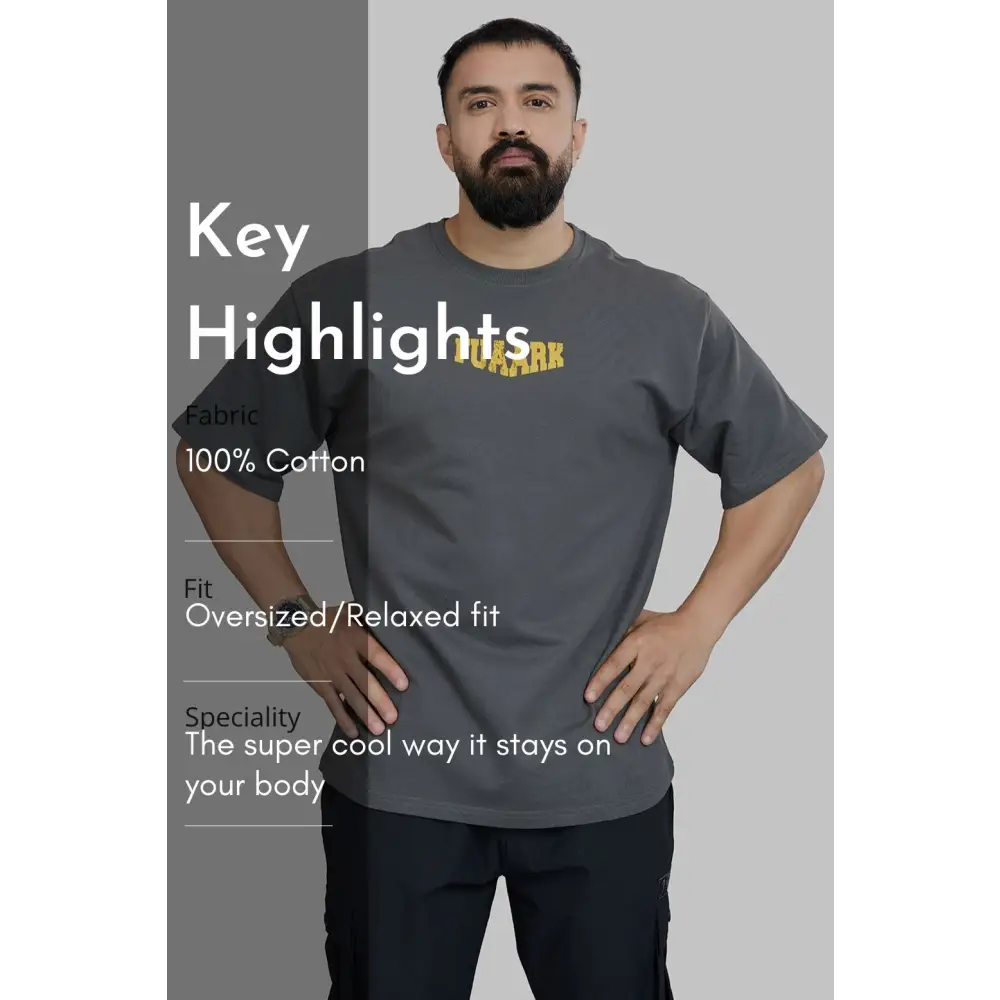 Trendsetter Oversized T-shirt Grey - Tshirts