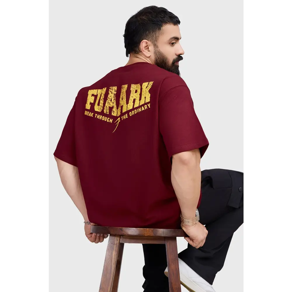 Trendsetter Oversized T-shirt Maroon - Tshirts