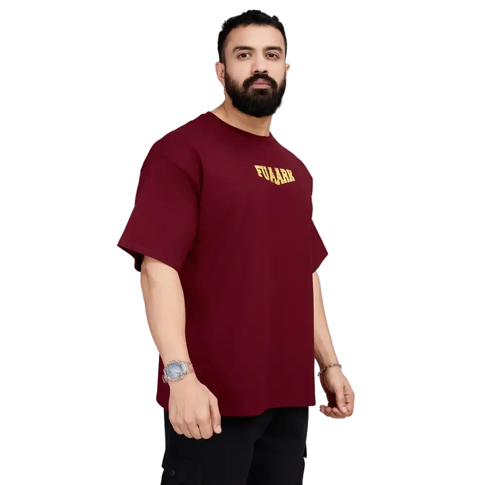 Trendsetter Oversized T-shirt Maroon - Tshirts