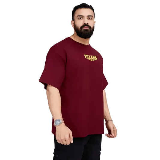 Trendsetter Oversized T-shirt Maroon - Tshirts