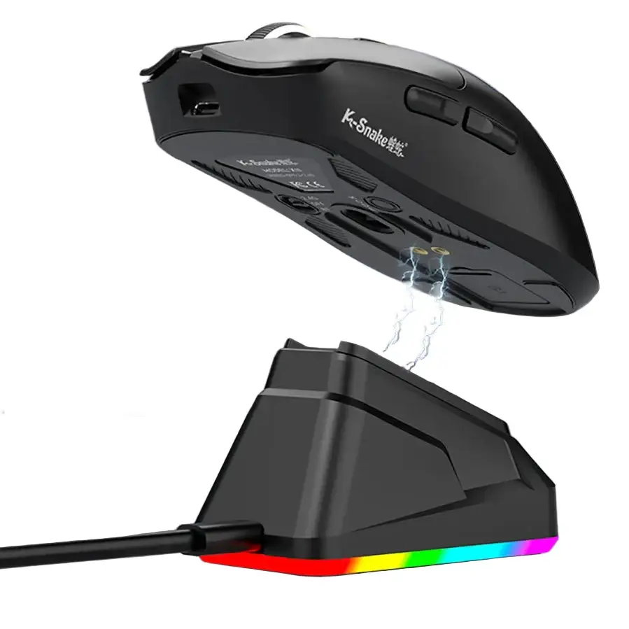 Tri-Mode Gaming Mouse – 12000 DPI (available in Black & White) - 9eight5